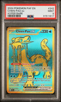 Pokemon Chien-Pao 242/091 PSA 9 Mint Paldean Fates Hyper Rare Gold FA