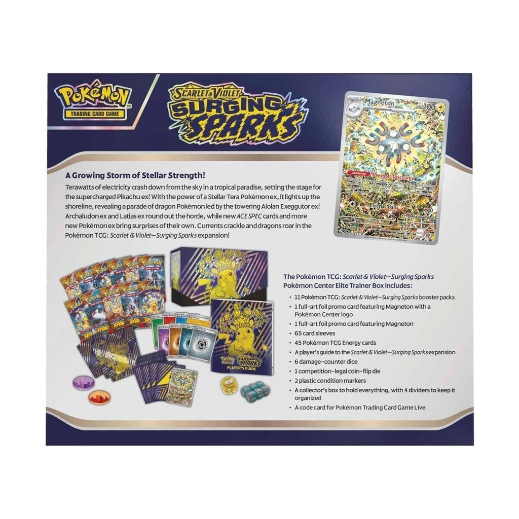 Pokemon Center Surging Sparks Elite Trainer Box PRESALE 11/8 ETB PREORDER