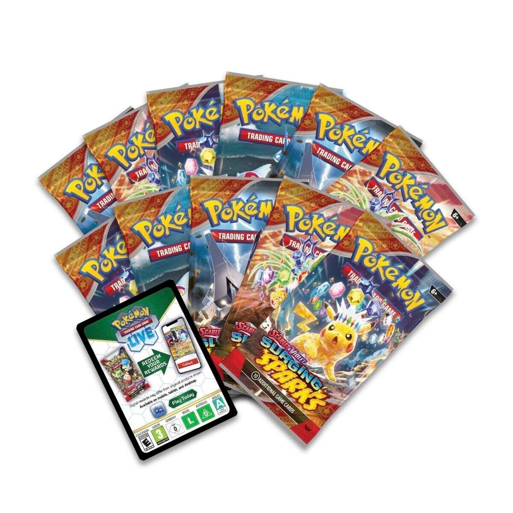 Pokemon Center Surging Sparks Elite Trainer Box PRESALE 11/8 ETB PREORDER