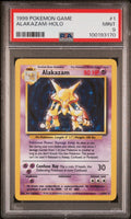 Pokemon Alakazam 1/102 PSA 9 Mint Base Set Unlimited Holo Rare 1999