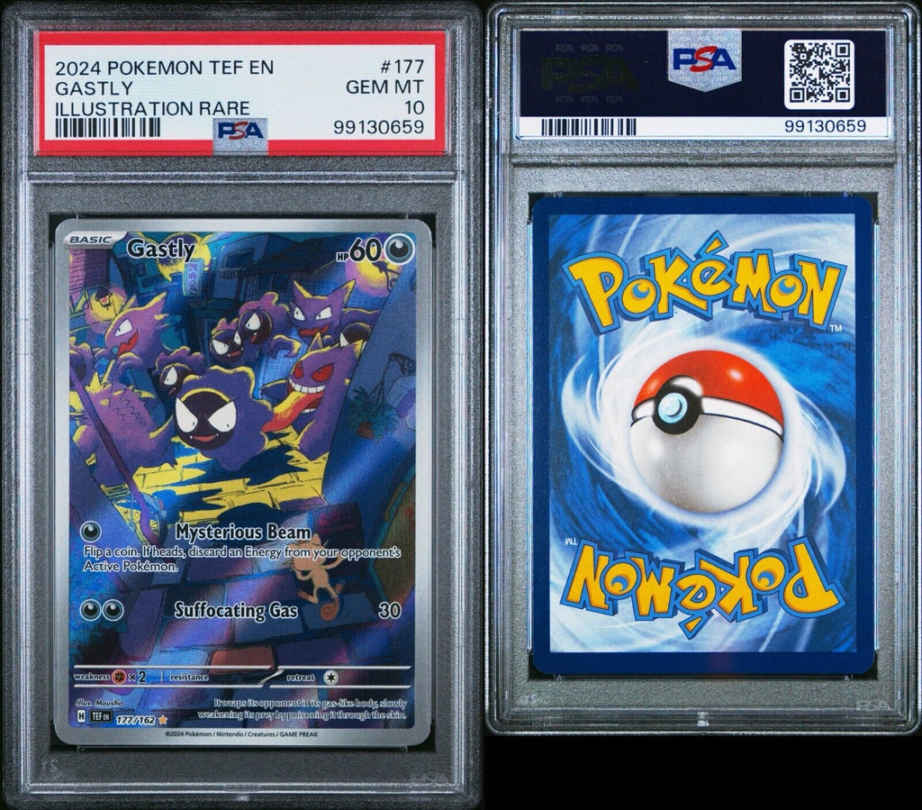 Pokemon Gastly 177/162 PSA 10 Gem Mint SV Temporal Forces Illustration Rare FA
