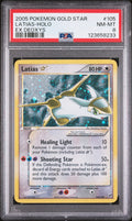 Pokemon Latias Gold Star 105/107 PSA 8 NM-MT EX Deoxys Holo Rare DOUBLE SWIRL