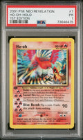 Pokemon Ho-Oh 7/64 PSA 1 Poor Neo Revelation 1st Edition Holo Rare Pop 9