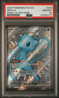 Pokemon Mew ex 216/091 PSA 10 Gem Mint Paldean Fates Shiny Ultra Rare Full Art