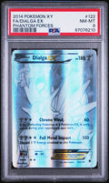 Pokemon Dialga EX 122/119 PSA 8 NM-MT XY Phantom Forces Silver Secret Rare 2014