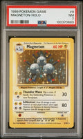 Pokemon Magneton 9/102 PSA 7 NM Base Set Unlimited Holo Rare 1999 WOTC