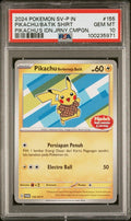 Pokemon Pikachu 155/SV-P PSA 10 Indonesia Journey Batik Shirt Exclusive Promo