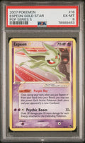 Pokemon Espeon Gold Star 16/17 PSA 6 EX-MT 2007 Pop Series 5 2007 Grail Pop 50