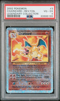 Pokemon Charizard 3/110 PSA 4 Legendary Collection Reverse Foil Holo 2002