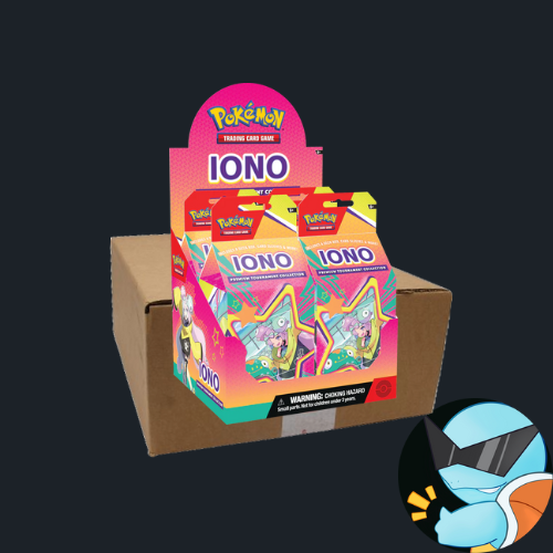 Pokemon TCG Iono Premium Tournament Collection Display Case of 6 Factory Sealed