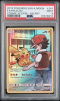 Pokemon Pikachu 241/236 PSA 9 Mint SM Cosmic Eclipse Secret Rare Trainer FA