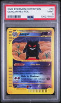Pokemon Gengar 13/165 PSA 9 Mint Expedition Reverse Holo Foil 2002 New Cert