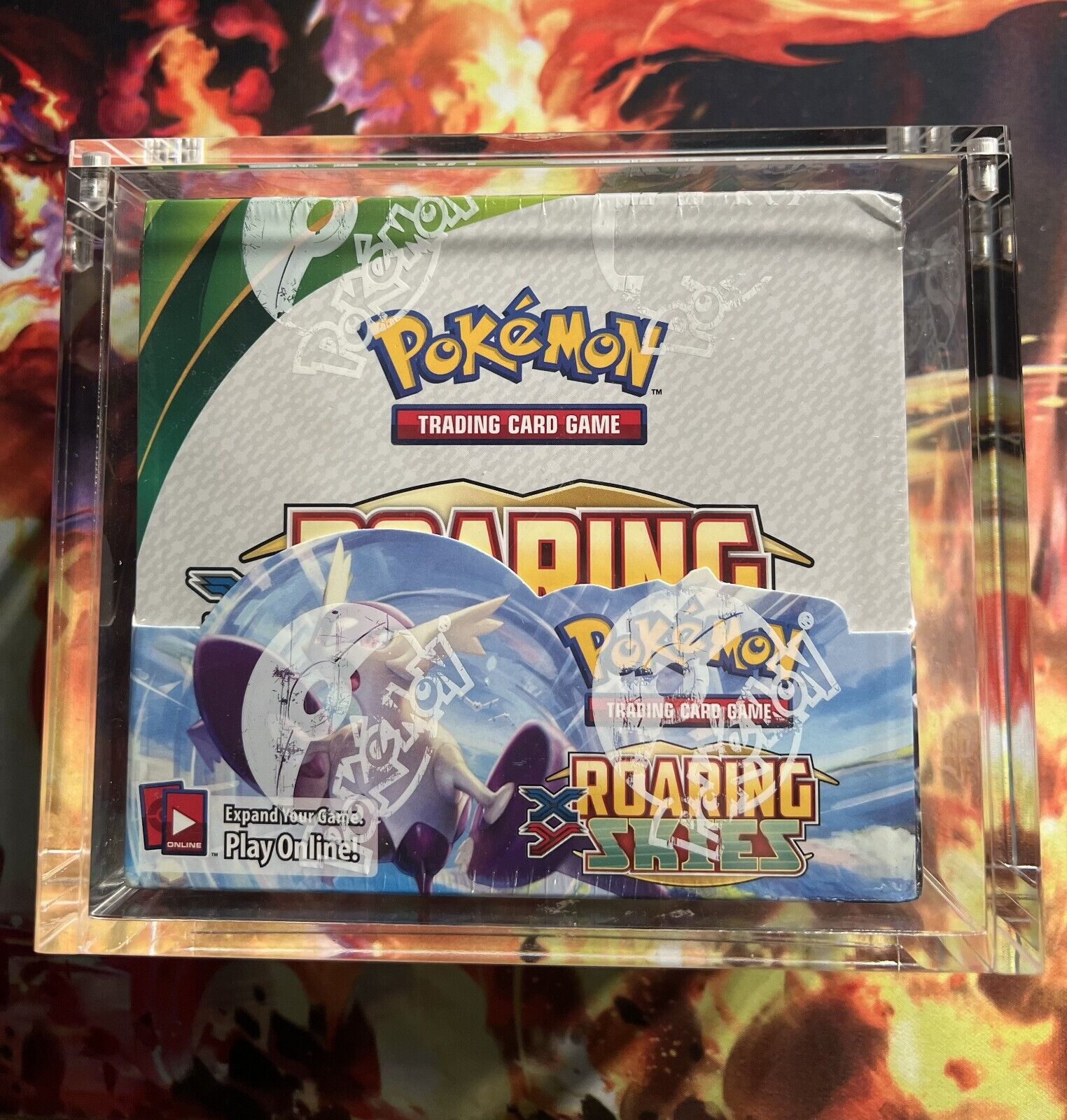 Pokemon XY Roaring Skies Booster Box Factory Sealed w/Acrylic Brand New
