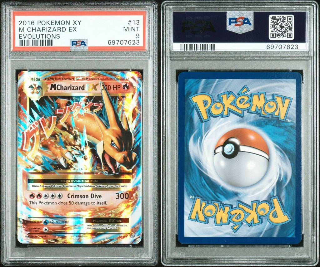Pokemon M Charizard EX 13/108 PSA 9 Mint XY Evolutions Holo Ultra Rare 2016