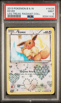 Pokemon Eevee RC14/RC25 PSA 9 Mint Legendary Treasures Radiant Coll. Reverse BW