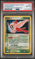 Pokemon Celebi Gold Star 100/100 PSA 8 NM-MT EX Crystal Guardians Holo Rare 2006