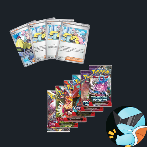 Pokemon TCG Iono Premium Tournament Collection Display Case of 6 Factory Sealed
