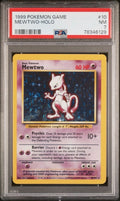 Pokemon Mewtwo 10/102 PSA 7 NM Base Set Unlimited Holo Rare 1999 WOTC
