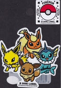 Pokemon Eeveelutions B-Side Label Japanese Premium Art Sticker New
