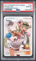 Pokemon Mallow 145/145 PSA 10 Gem Mint Guardians Rising Full Art Trainer 2017