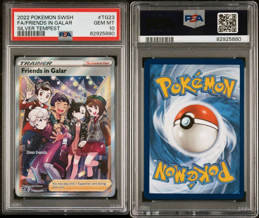 Pokemon Friends in Galar TG23/TG30 PSA 10 Gem Mint Silver Tempest Full Art