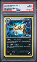 Pokemon Krookodile 127/124 PSA 8 NM-MT BW Dragons Exalted Shiny Secret Rare 2012