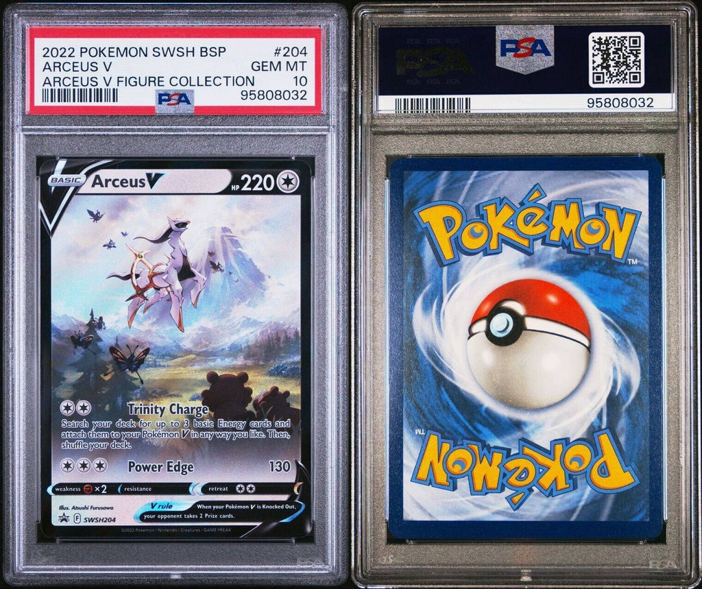 Pokemon Arceus V SWSH204 PSA 10 Gem Mint Black Star Promo Alternate Art FA