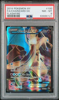 Pokemon Charizard EX 100/106 PSA 8 NM-MT XY Flashfire Full Art FA Chase