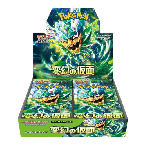 Pokemon Mask of Change Booster Box Japanese Sealed Factory Shrink SV6