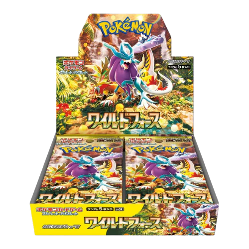 Pokemon Wild Force Booster Box Japanese Sealed Factory Shrink SV5k