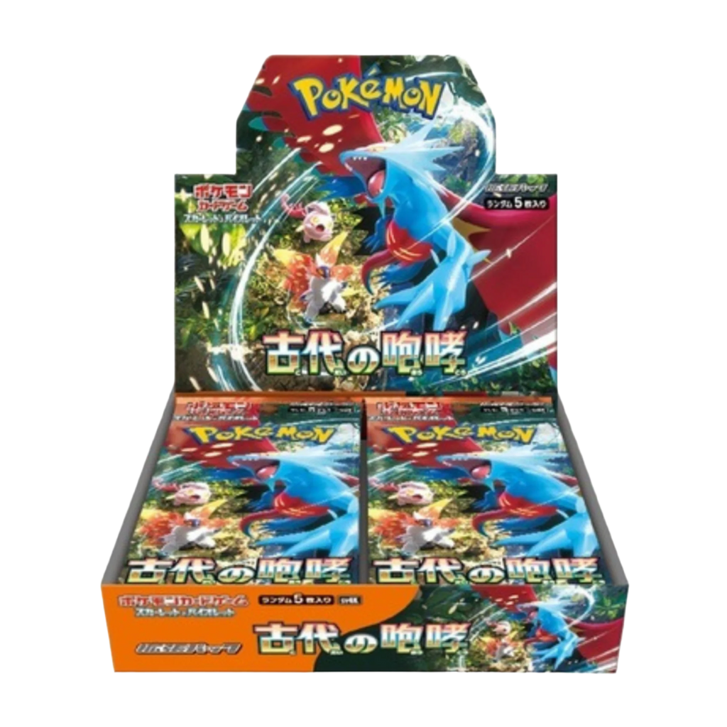 Pokemon Ancient Roar Booster Box Japanese Sealed Factory Shrink SV4k