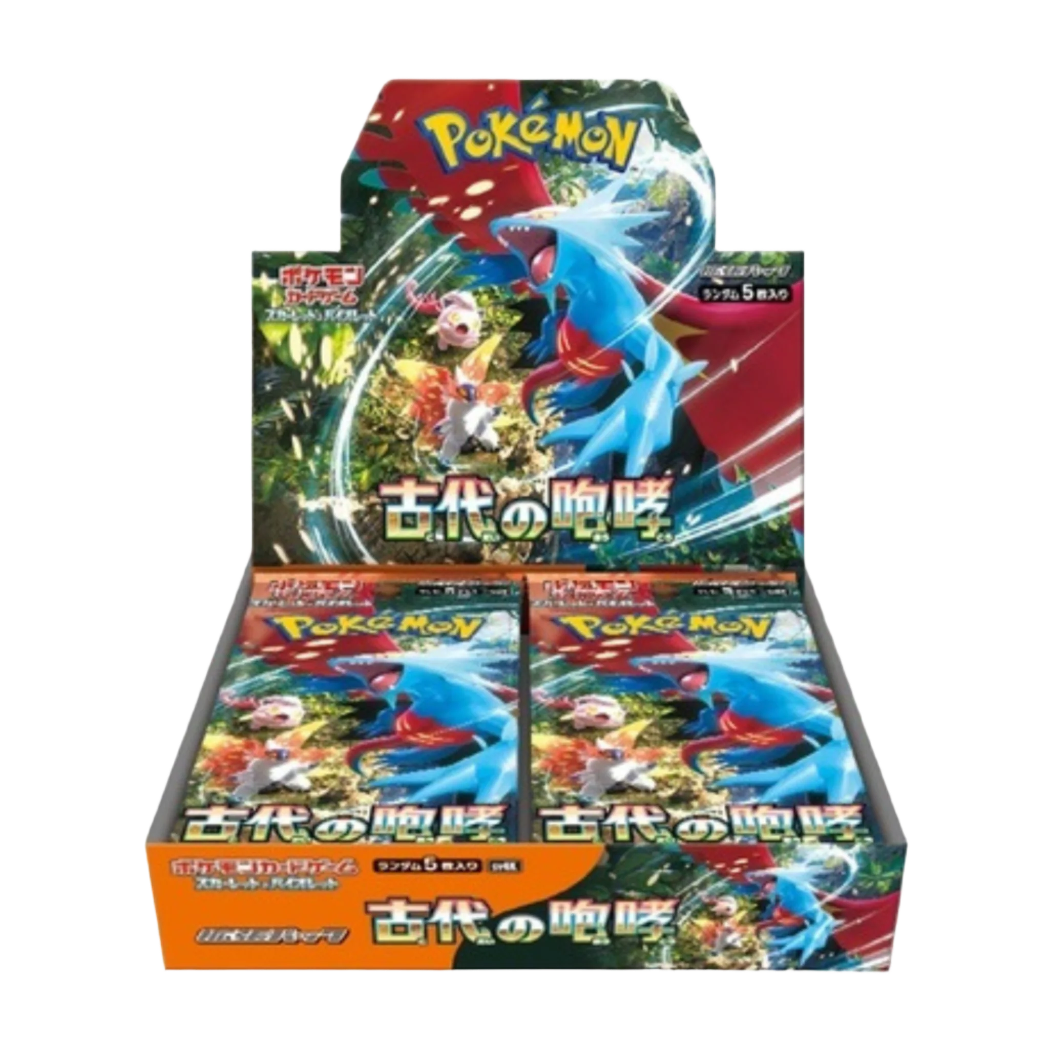 Pokemon Ancient Roar Booster Box Japanese Sealed Factory Shrink SV4k