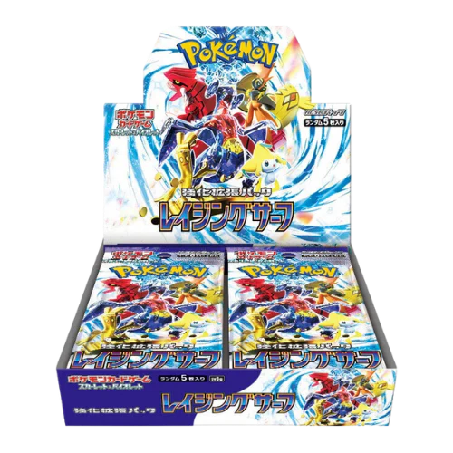 Pokemon Raging Surf Booster Box Japanese Sealed Factory Shrink SV3a