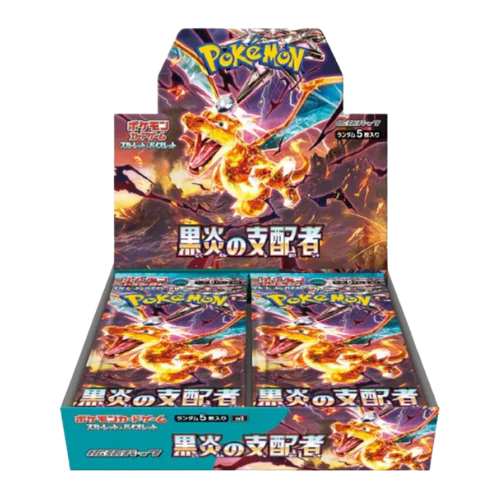 Pokemon Ruler of the Black Flame Booster Box Japanese Sealed Factory Shrink SV3